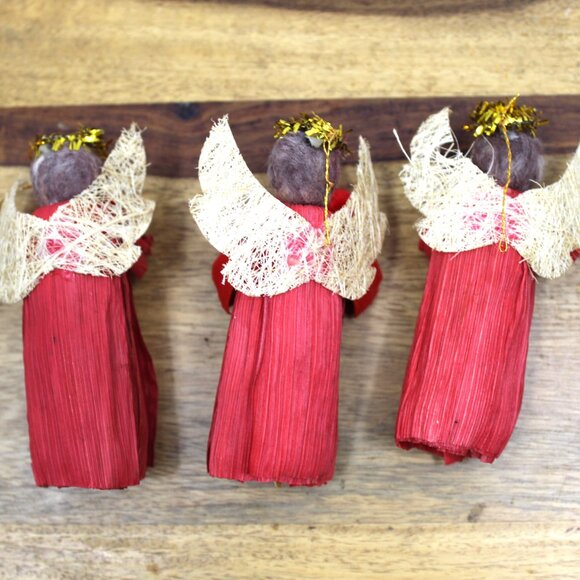 NOS unopened Shiny Brite Corn Husk Produce Vendor Christmas Ornament - Picture 9 of 10